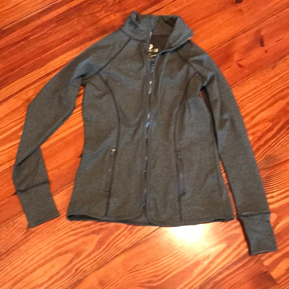 90•Degree Gray zip up sport jacket